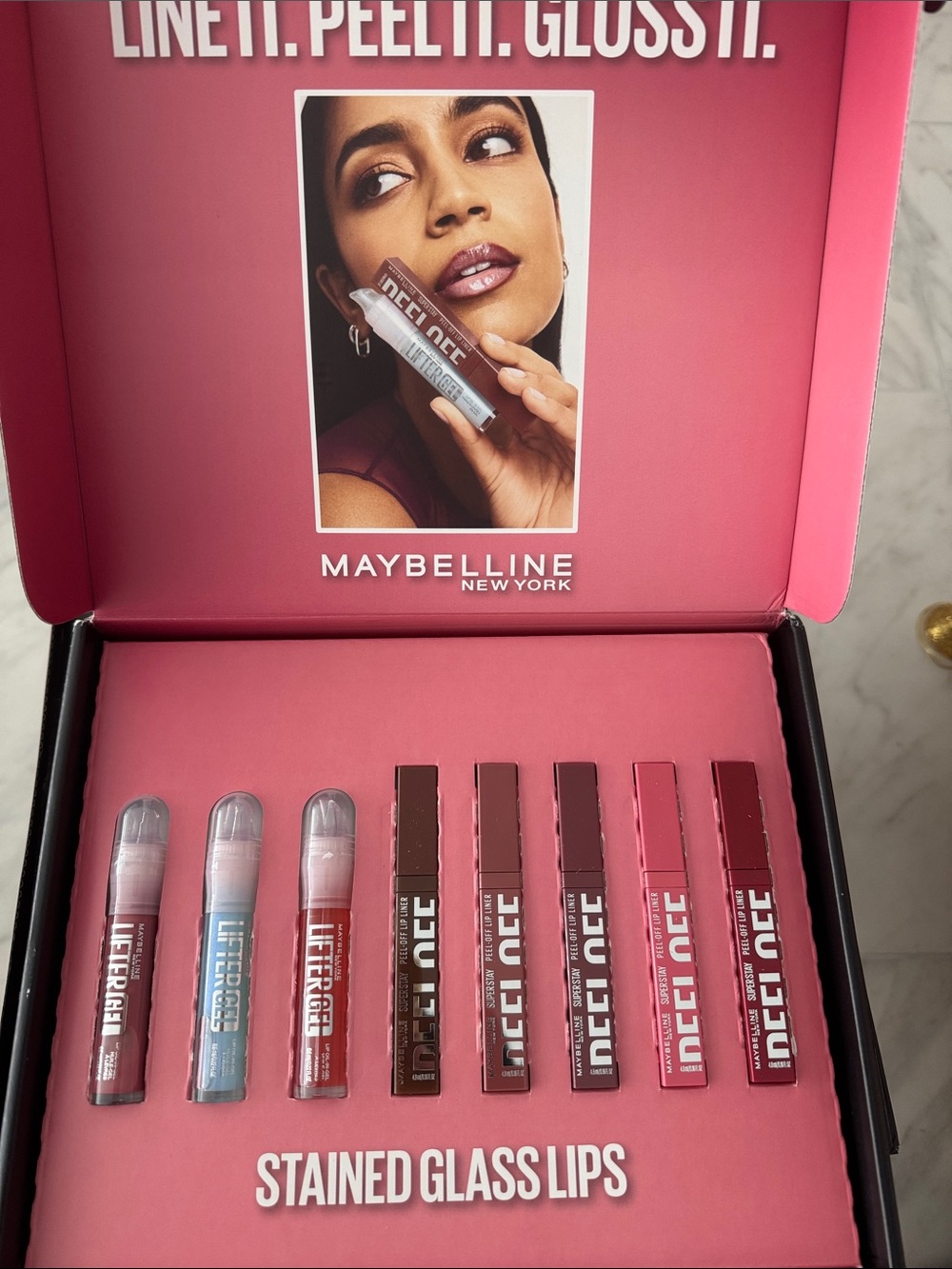 Maybelline Stained Glass Lips Set - Rose, Pink & Berry Shades